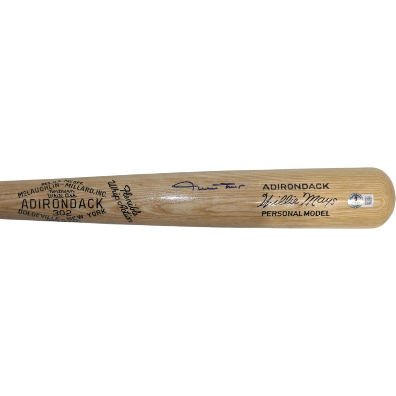 Willie Mays Autographed San Francisco Giants Blonde Adirondack Baseball Bat