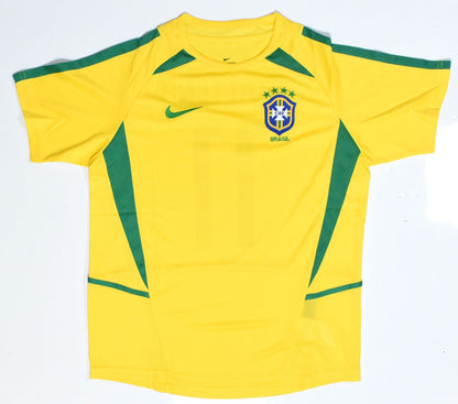 Ronaldinho Autographed Brazil National Team Home Jersey