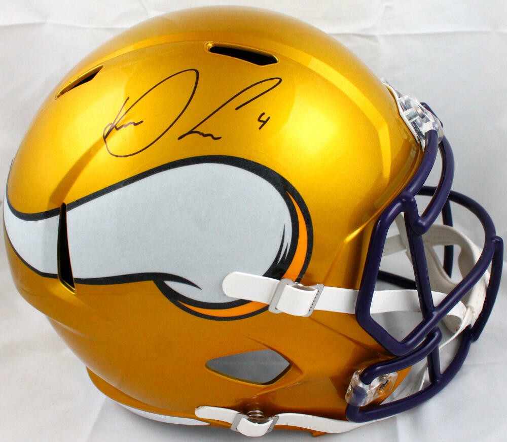 Dalvin Cook Signed Minnesota Vikings Full Size Flash Speed Helmet