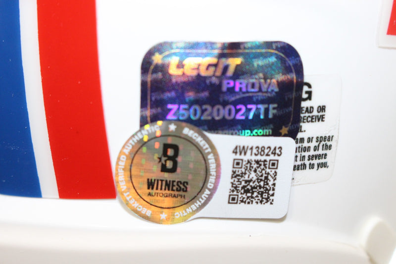 Robert Brazile Autographed Houston Oilers Throwback Mini Helmet HOF