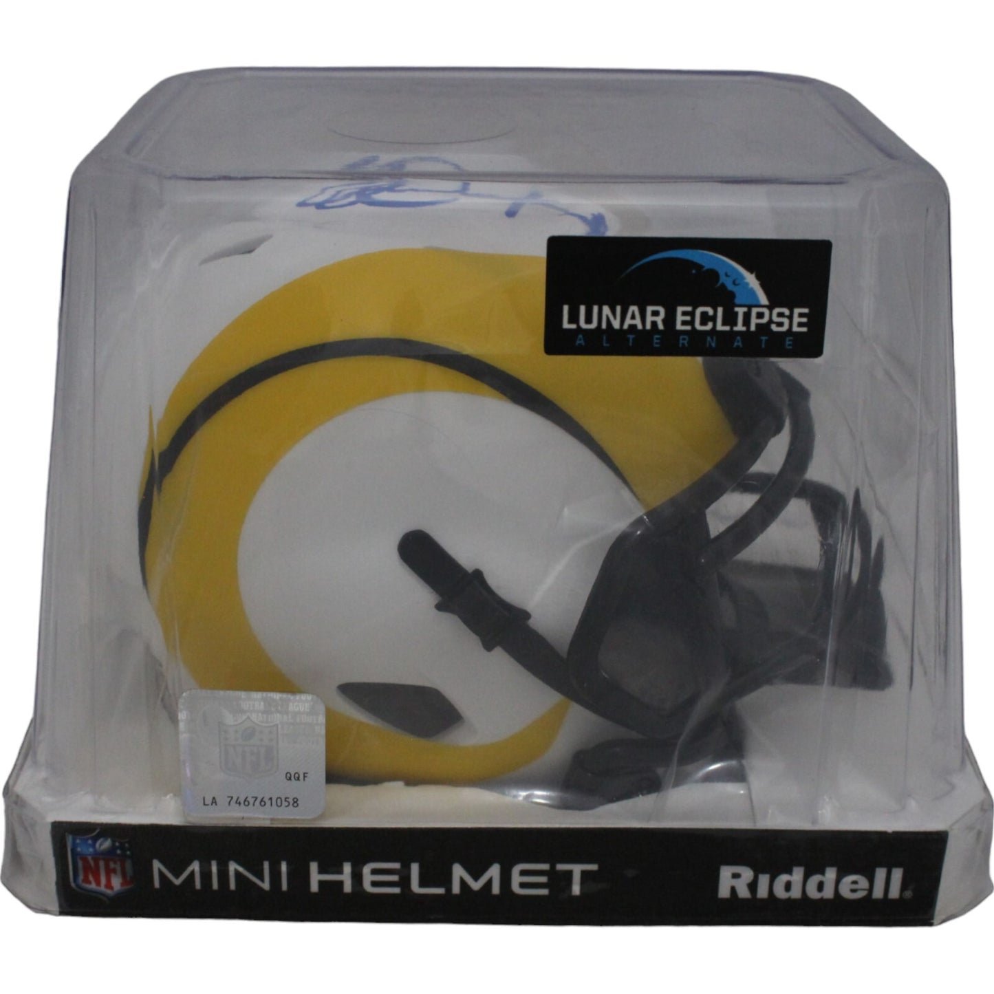 Eric Dickerson Signed Los Angeles Rams Lunar Eclipse Mini Helmet (HOF)