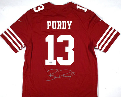 Brock Purdy Signed San Francisco 49ers Nike Red Jersey