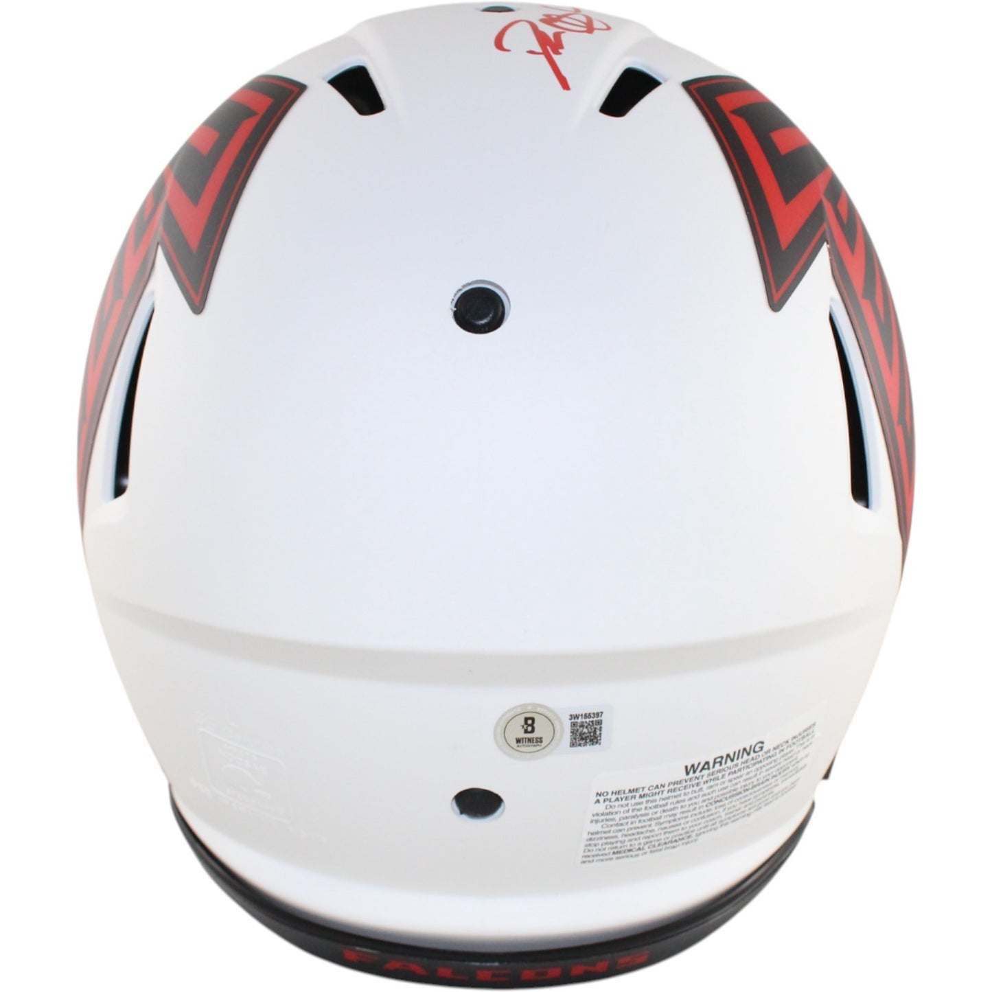 Deion Sanders Atlanta Falcons Autographed Pro Lunar Full Size Helmet