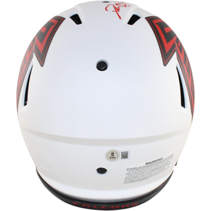 Deion Sanders Atlanta Falcons Autographed Pro Lunar Full Size Helmet