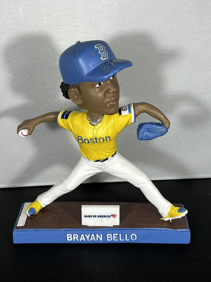 Brayan Bello Signed Boston Red Sox City Connect SGA Bobblehead (Beckett COA)