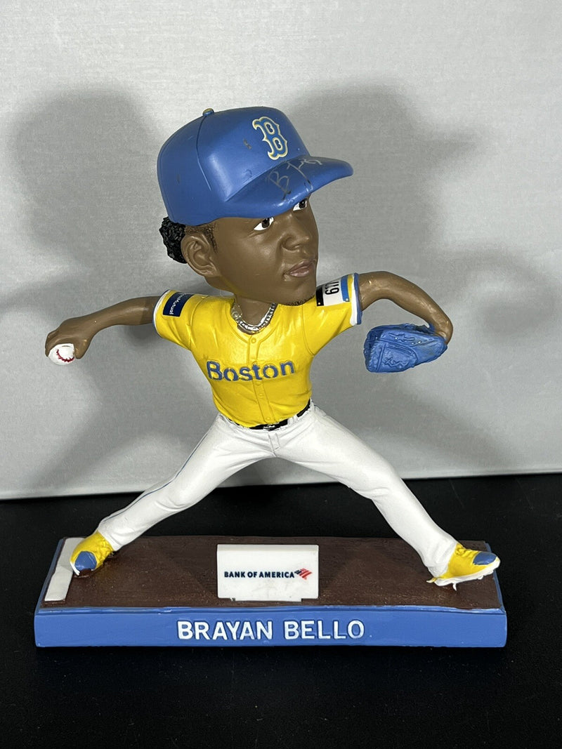 Brayan Bello Signed Boston Red Sox City Connect SGA Bobblehead (Beckett COA)