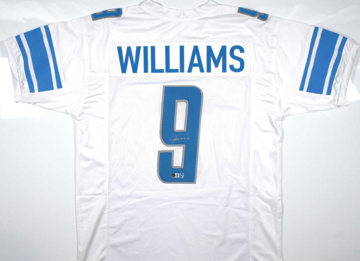 Jameson Williams Autographed White Custom Jersey