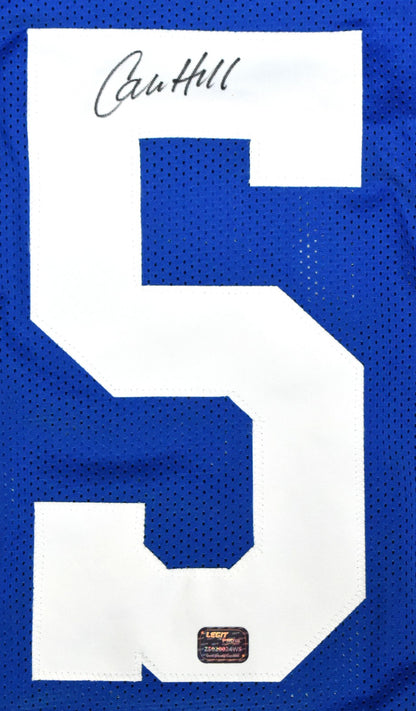 Calvin Hill Signed Dallas Cowboys Custom Blue Jersey
