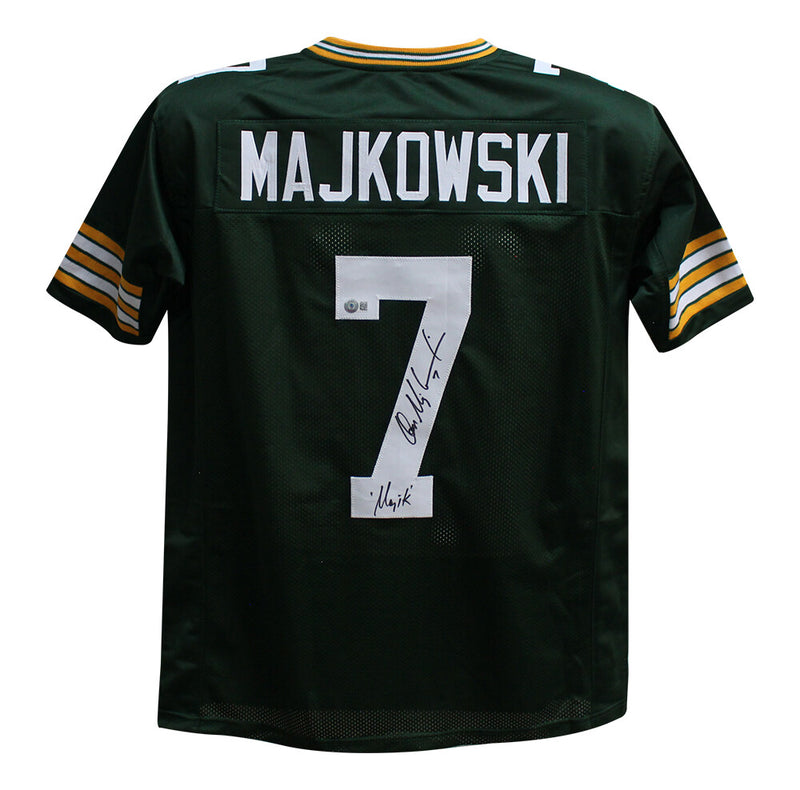 Don Majkowski Autographed Green Bay Packers Custom Jersey (XL)