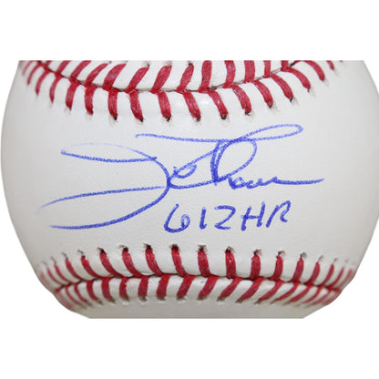 Jim Thome Autographed Cleveland Indians Official Major League Baseball