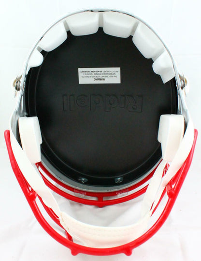 Damien Harris Signed New England Patriots Full Size Speed Helmet