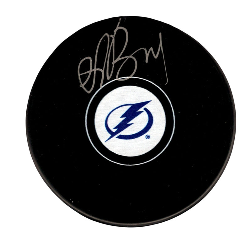 Andrei Vasilevskiy Signed Tampa Bay Lightning Logo Hockey Puck (JSA)