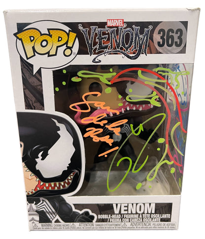 Tom Hardy Signed Venom Funko Pop #363 with Sam De La Rosa Sketch