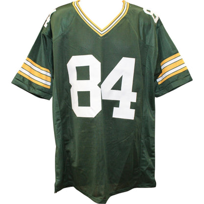 Sterling Sharpe Autographed Custom Football Jersey (HOF Inscription)