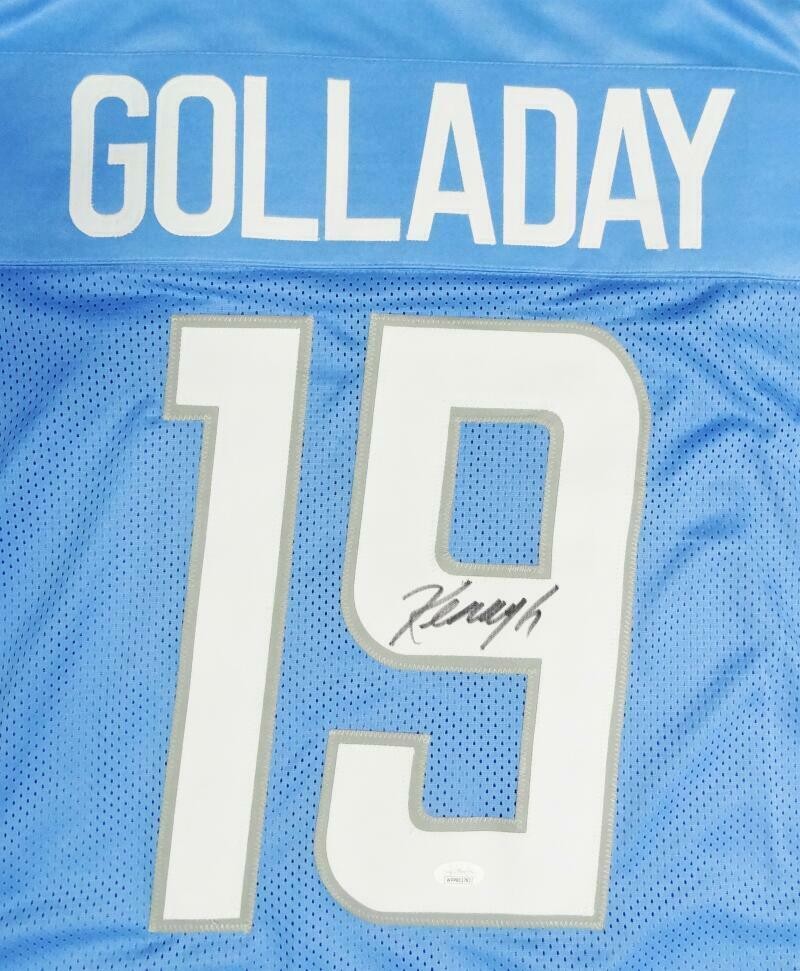 Kenny Golladay Autographed Blue Custom Football Jersey