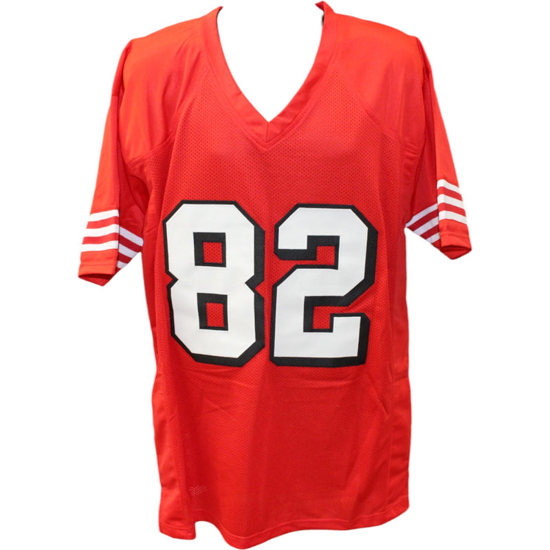 John Taylor Autographed Red Pro Style Jersey (BAS)
