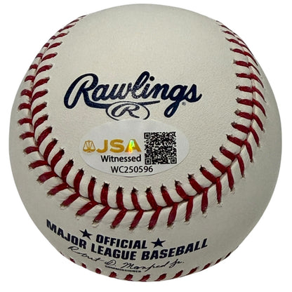 Shane Spencer Signed ROMLB Baseball with 2 Inscriptions JSA Witnessed