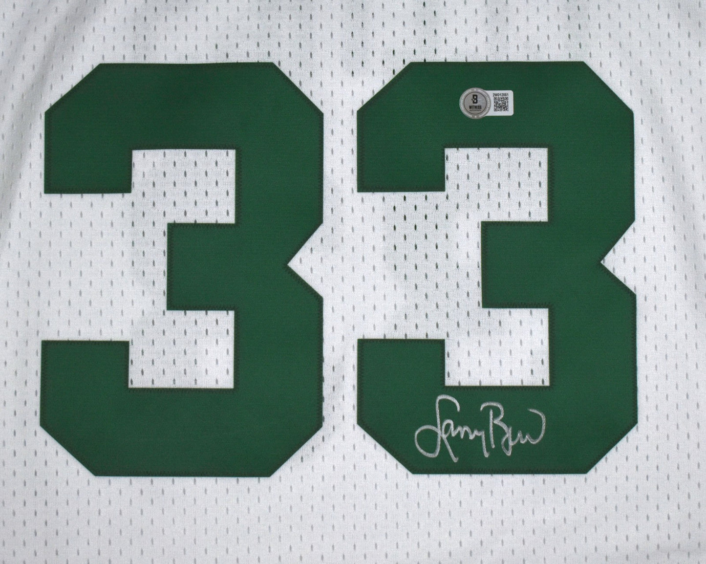 Larry Bird Autographed Boston Celtics Mitchell & Ness White Jersey