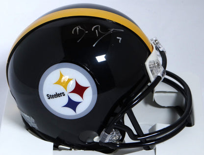 Ben Roethlisberger Signed Pittsburgh Steelers Silver Mini Helmet