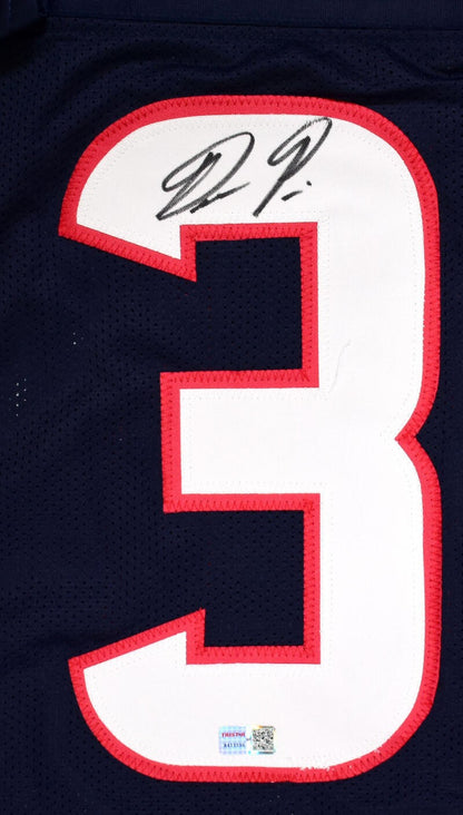 Dameon Pierce Signed Houston Texans Custom Blue Jersey