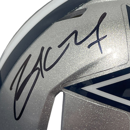 Zack Martin Signed Dallas Cowboys Riddell Speed Mini Helmet Beckett COA
