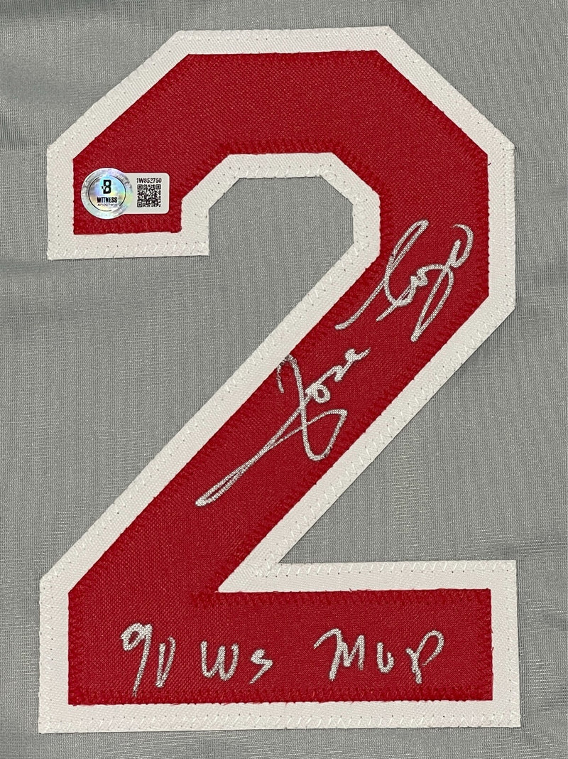 Jose Rijo Signed Cincinnati Reds Custom Jersey 90 WS MVP Beckett COA