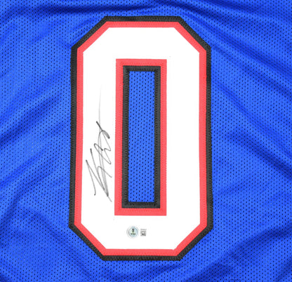 Keon Coleman Autographed Buffalo Bills Blue Jersey