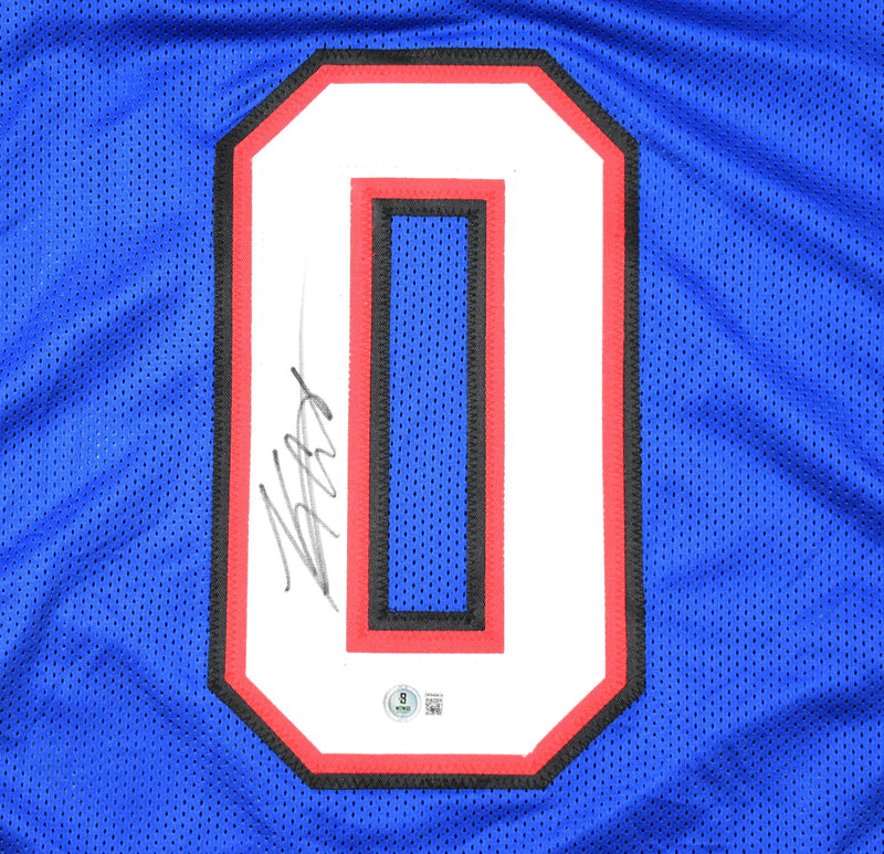 Keon Coleman Autographed Buffalo Bills Blue Jersey
