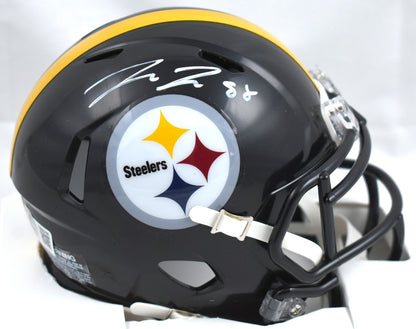 Pat Freiermuth Autographed Pittsburgh Steelers White Speed Mini Helmet
