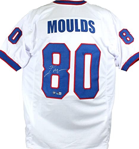 Eric Moulds Signed Buffalo Bills White Custom Jersey