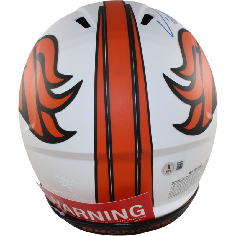Von Miller Denver Broncos Autographed Authentic Lunar Full Size Helmet