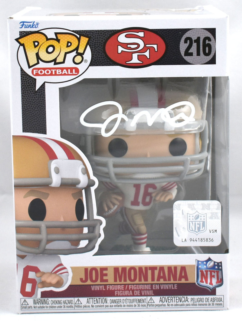 Joe Montana Autographed San Francisco 49ers Funko Pop #216