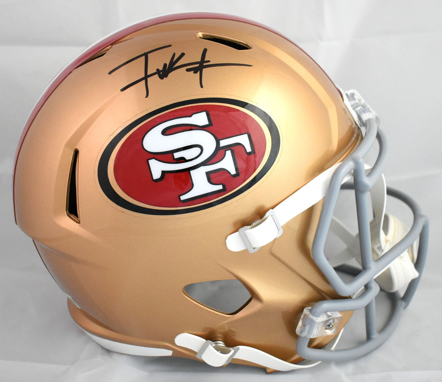 Frank Gore Autographed San Francisco 49ers Full Size Speed Helmet