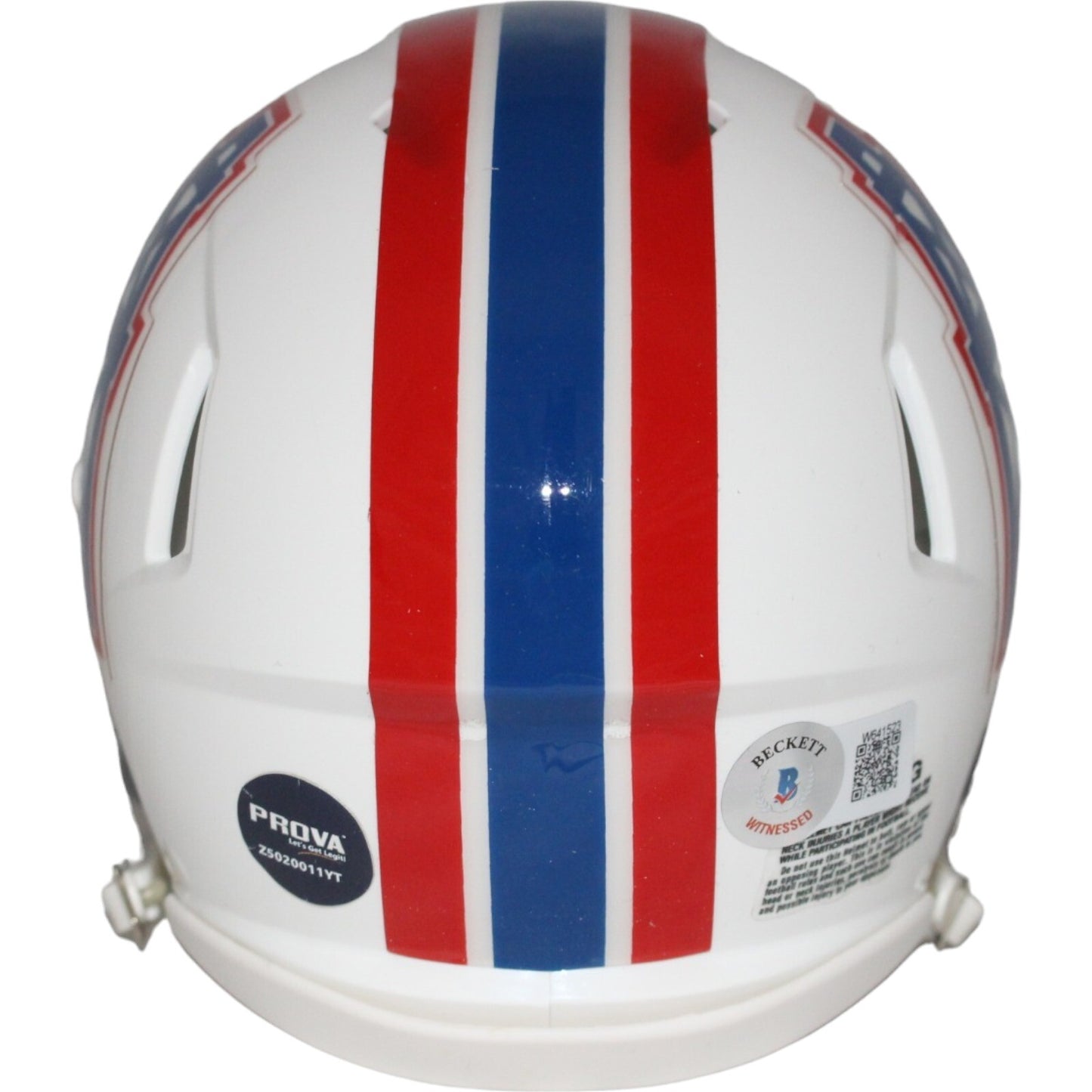Bruce Matthews Houston Oilers Autographed Throwback Mini Helmet