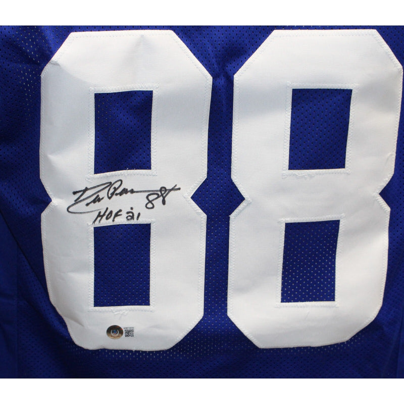 Drew Pearson Signed Pro Style Jersey Dallas Cowboys (HOF Inscription)