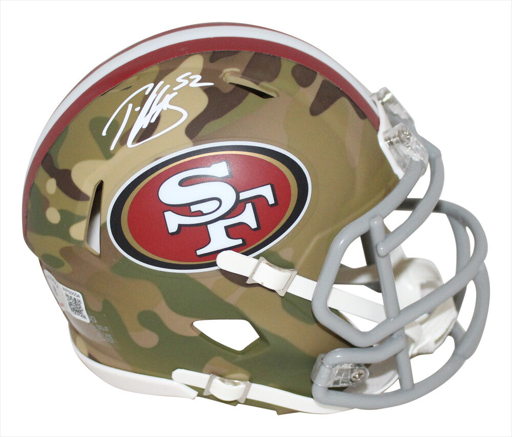 Patrick Willis San Francisco 49ers Signed Camo Mini Helmet BAS
