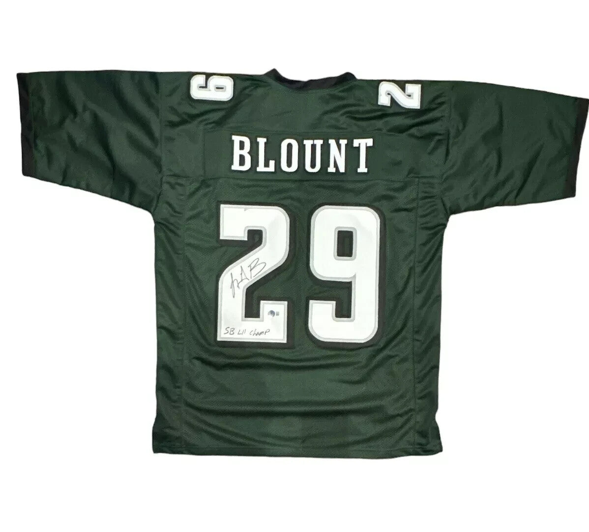 LeGarrette Blount Signed Philadelphia Eagles Custom Jersey (SB LII Champ)