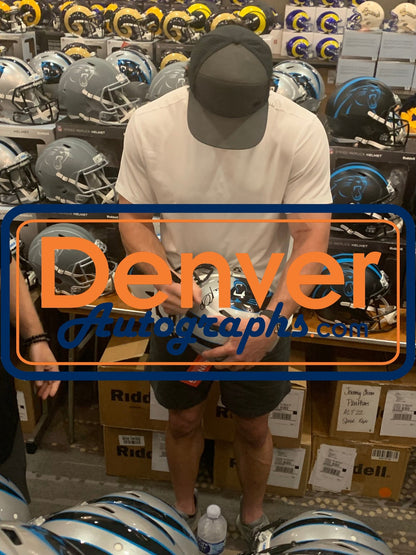 Luke Kuechly Autographed Carolina Panthers Authentic Helmet