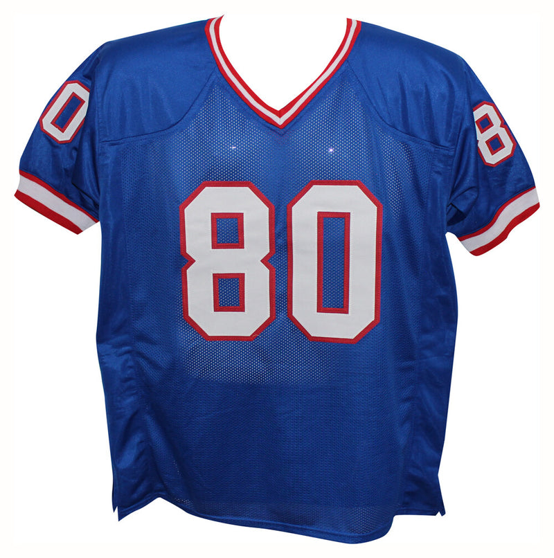 Eric Moulds Autographed Buffalo Bills Custom Football Jersey