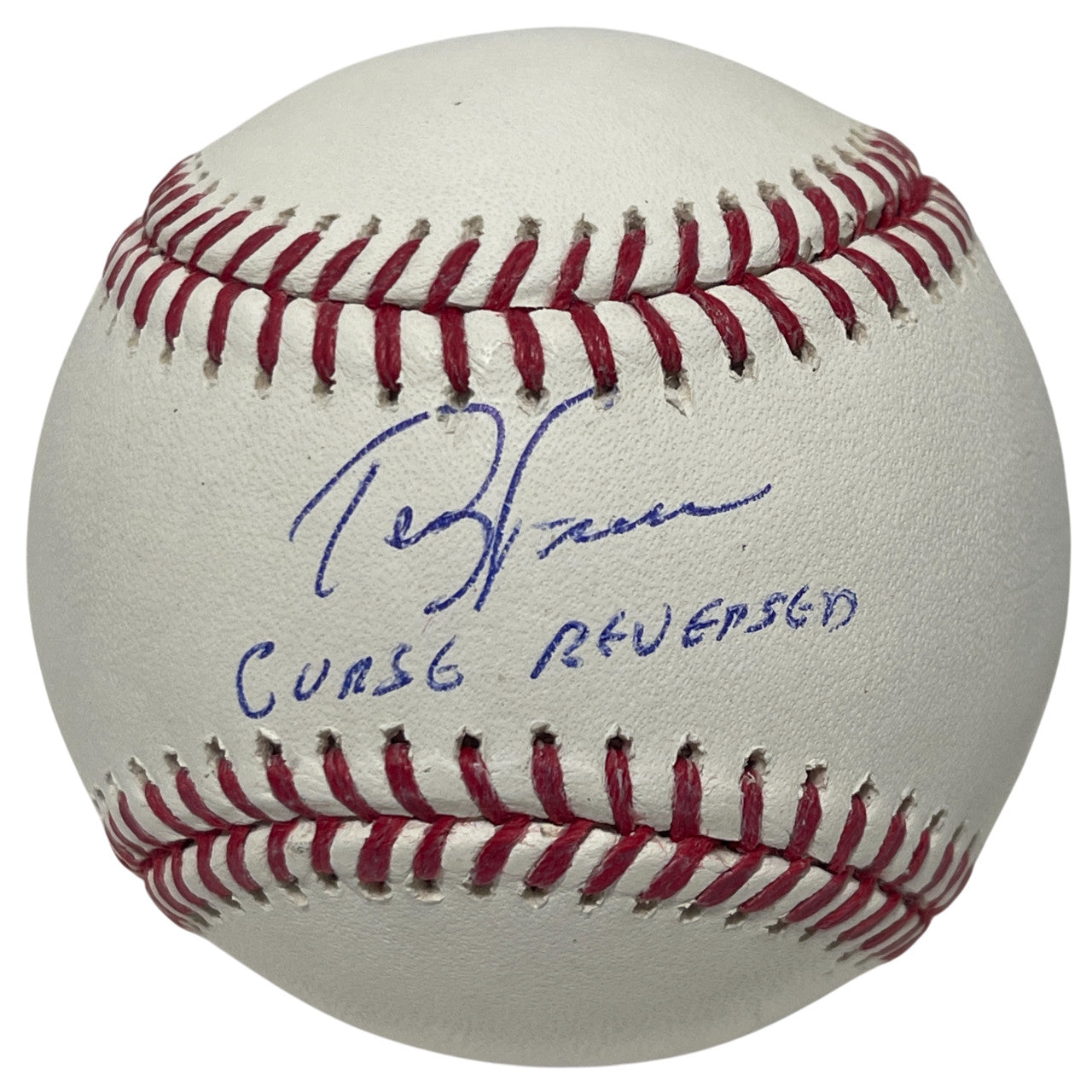 Terry Francona Signed ROMLB Baseball "Curse Reversed" Inscription BAS COA
