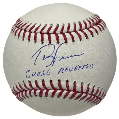 Terry Francona Signed ROMLB Baseball "Curse Reversed" Inscription BAS COA