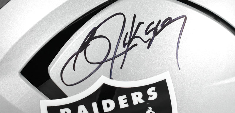 Bo Jackson Autographed Las Vegas Raiders Full Size Axiom Helmet