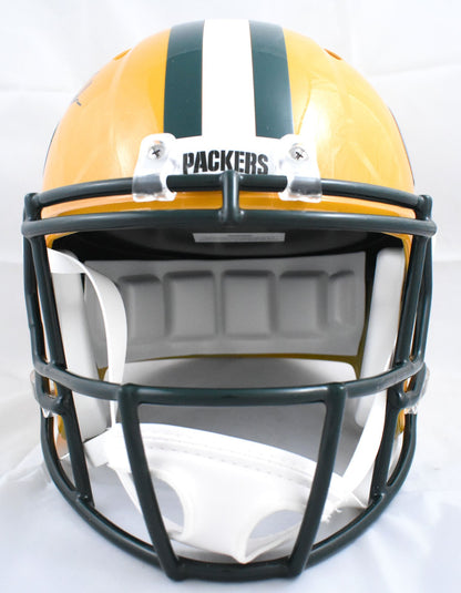 Matthew Golden Autographed Green Bay Packers Full Size Speed Helmet