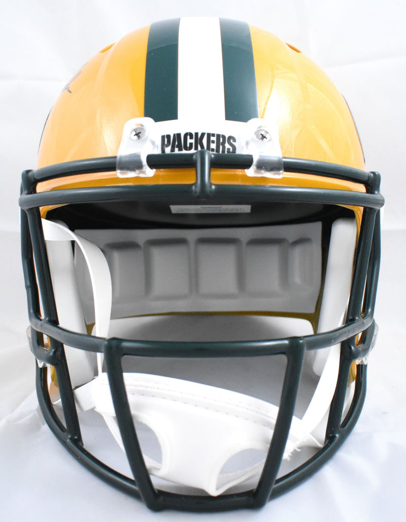 Matthew Golden Autographed Green Bay Packers Full Size Speed Helmet