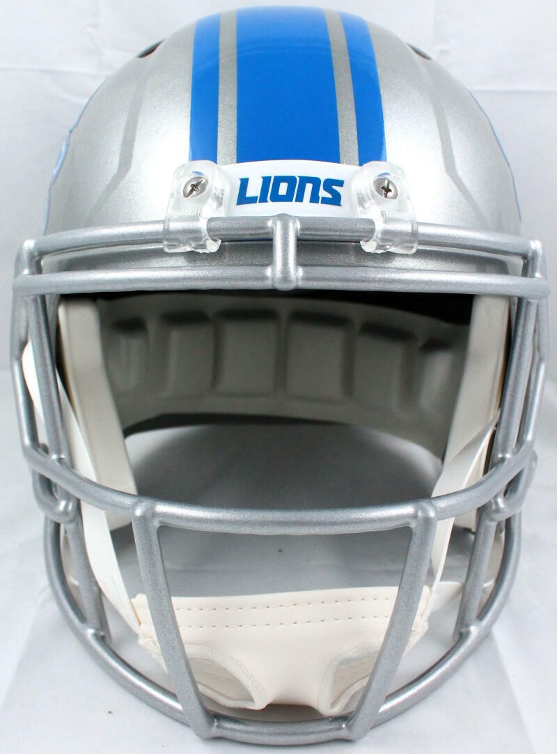 D'Andre Swift Signed Detroit Lions Full Size Speed Helmet - Black
