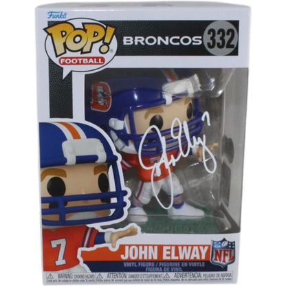 John Elway Denver Broncos Signed Funko Pop! Vinyl #332 Beckett Witnessed