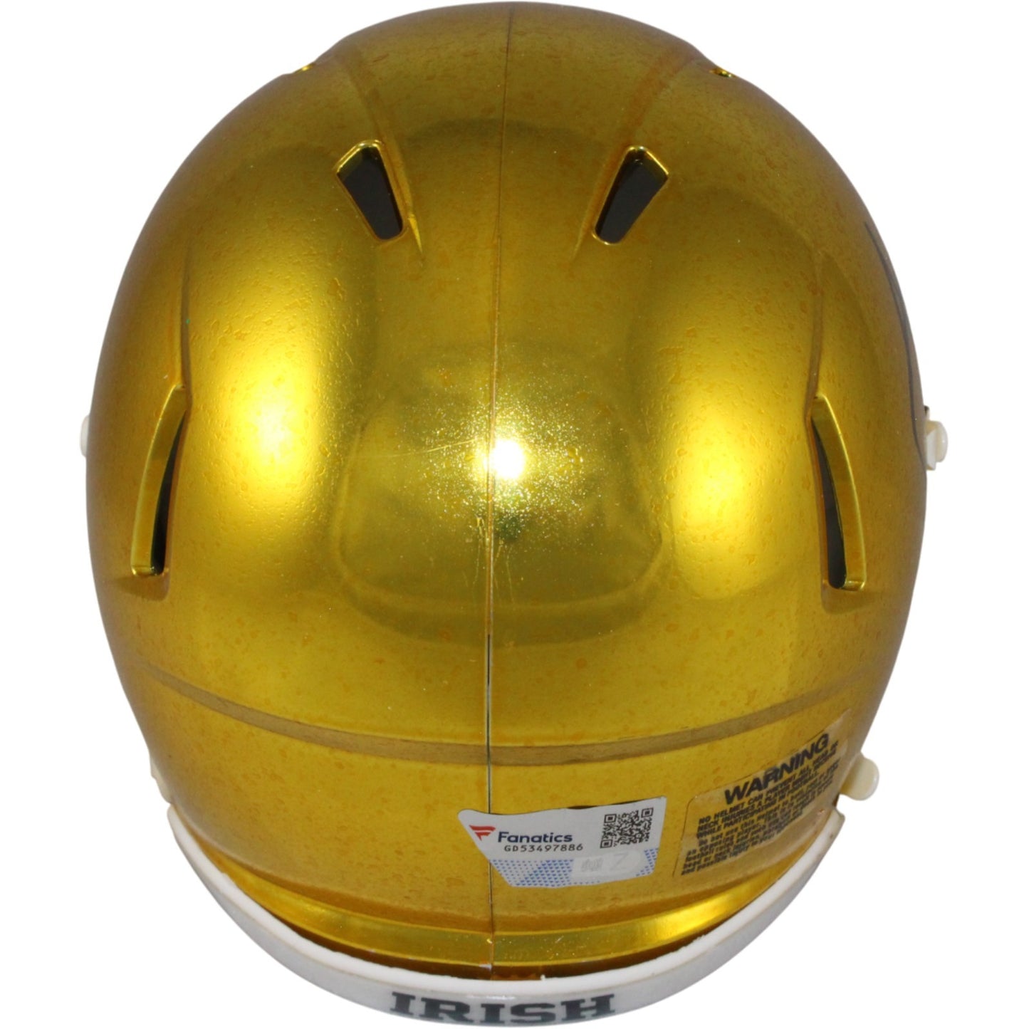 Sam Hartman Signed Notre Dame Fighting Irish Hydro Mini Helmet
