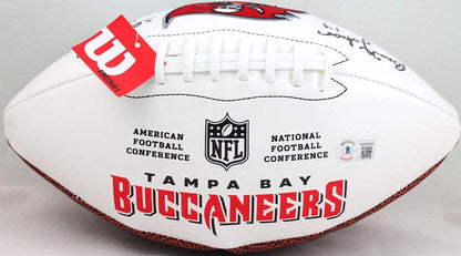 Brad Johnson Signed Tampa Bay Buccaneers Wilson Football - SB XXXVI Champs