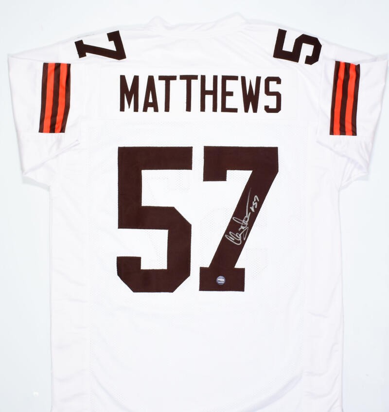Clay Matthews Autographed White Custom Football Jersey