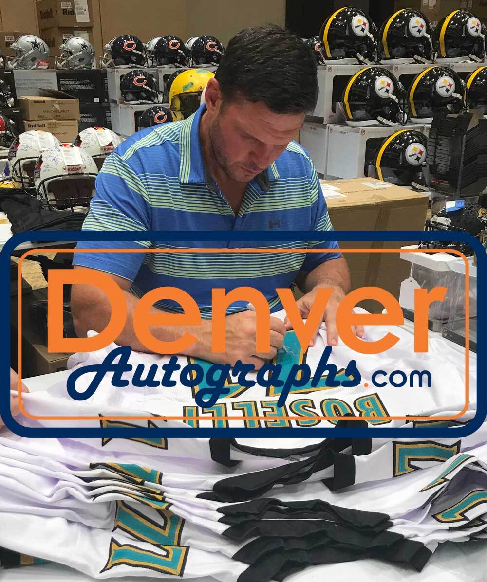 Tony Boselli Autographed Jacksonville Jaguars Style Custom Jersey BAS